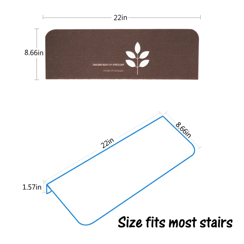 s 5 pcs 55 x 22 x 4.5cm Indoor Carpet Stair Step luminous antiskid Carpet Stair Step pad stair carpet pad rubber backing
s 5 pcs 55 x 22 x 4.5cm Indoor Carpet Stair Step luminous antiskid Carpet Stair Step pad stair carpet pad rubber backing