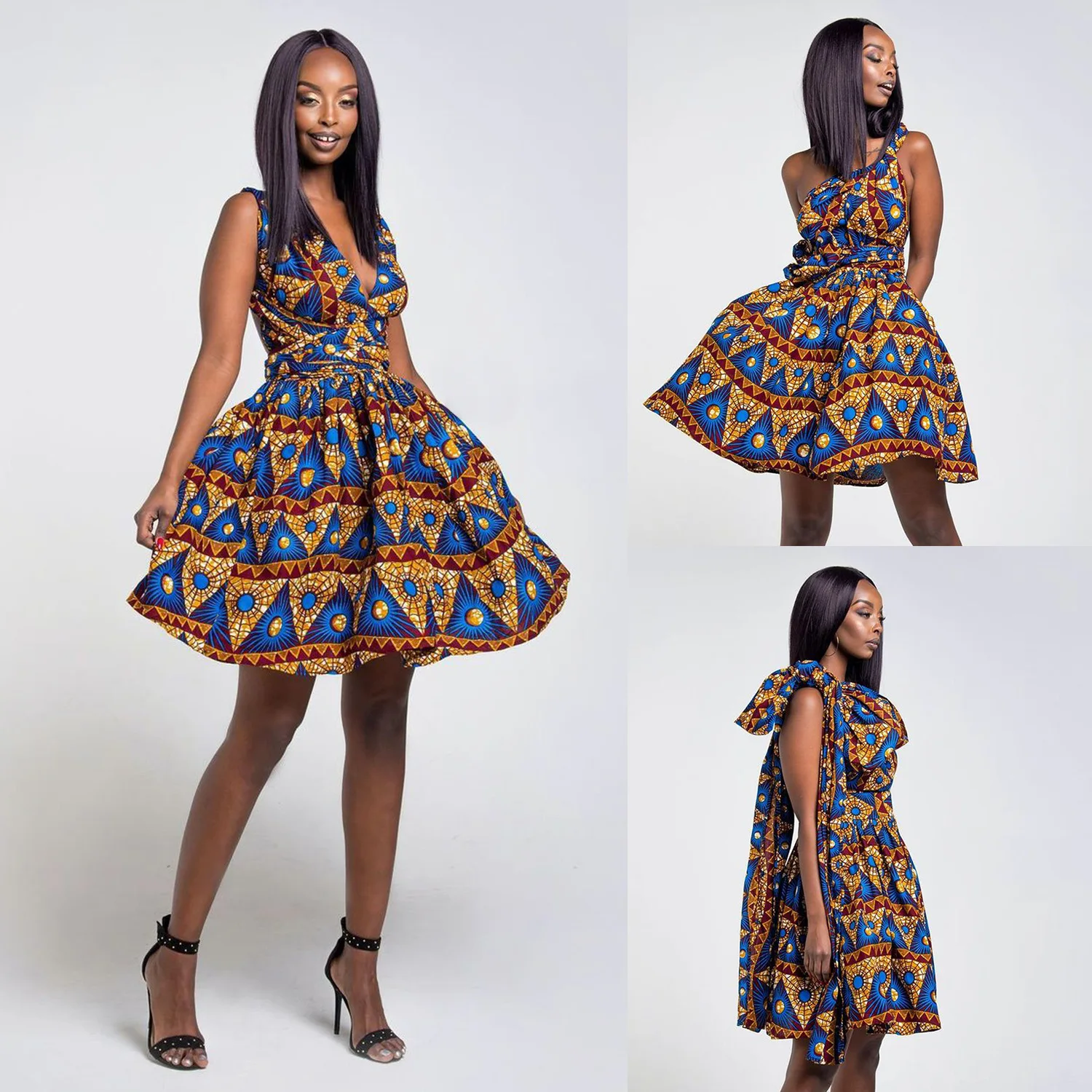Slash Neck African Clothes for Women Sexy Off The Shoulder African Print Bandage Mini Dress Beach Boho Club Ankara Dress Dashiki
Slash Neck African Clothes for Women Sexy Off The Shoulder African Print Bandage Mini Dress Beach Boho Club Ankara Dress Dashiki