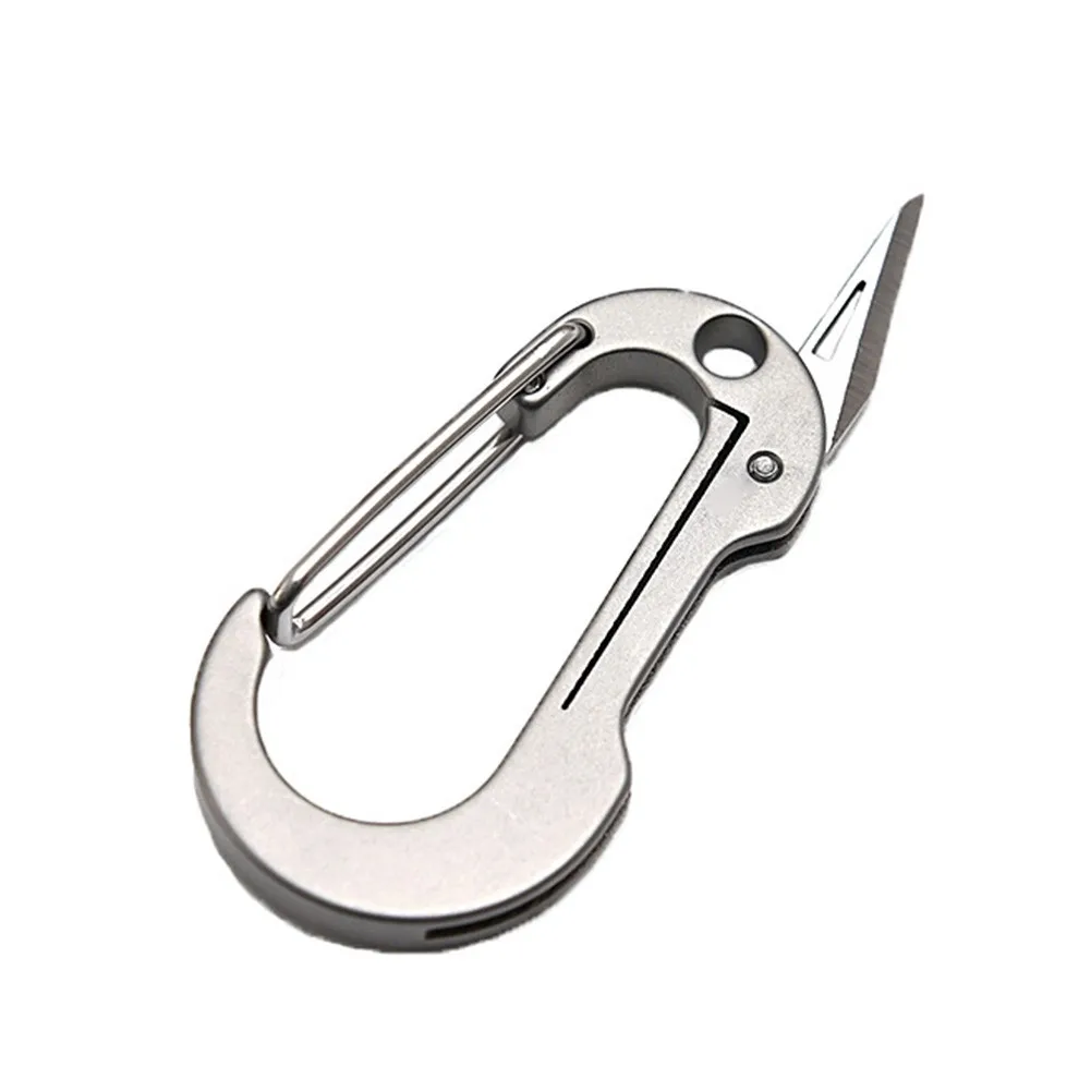 Carabiner Multi-Tool Titanium TC4 Keychain Tool With Cutter Portable Outdoor Travel Camping Caving Rock Climbing Safety Master
Carabiner Multi-Tool Titanium TC4 Keychain Tool With Cutter Portable Outdoor Travel Camping Caving Rock Climbing Safety Master