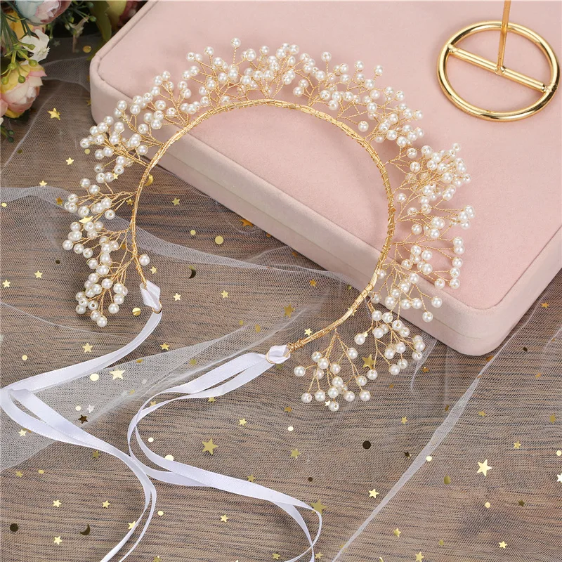 Bride Wedding Headdress Wedding Dress Accessories Hair Accessories Headband Pearl Headband Fairy Hairband headbands for women
Bride Wedding Headdress Wedding Dress Accessories Hair Accessories Headband Pearl Headband Fairy Hairband headbands for women