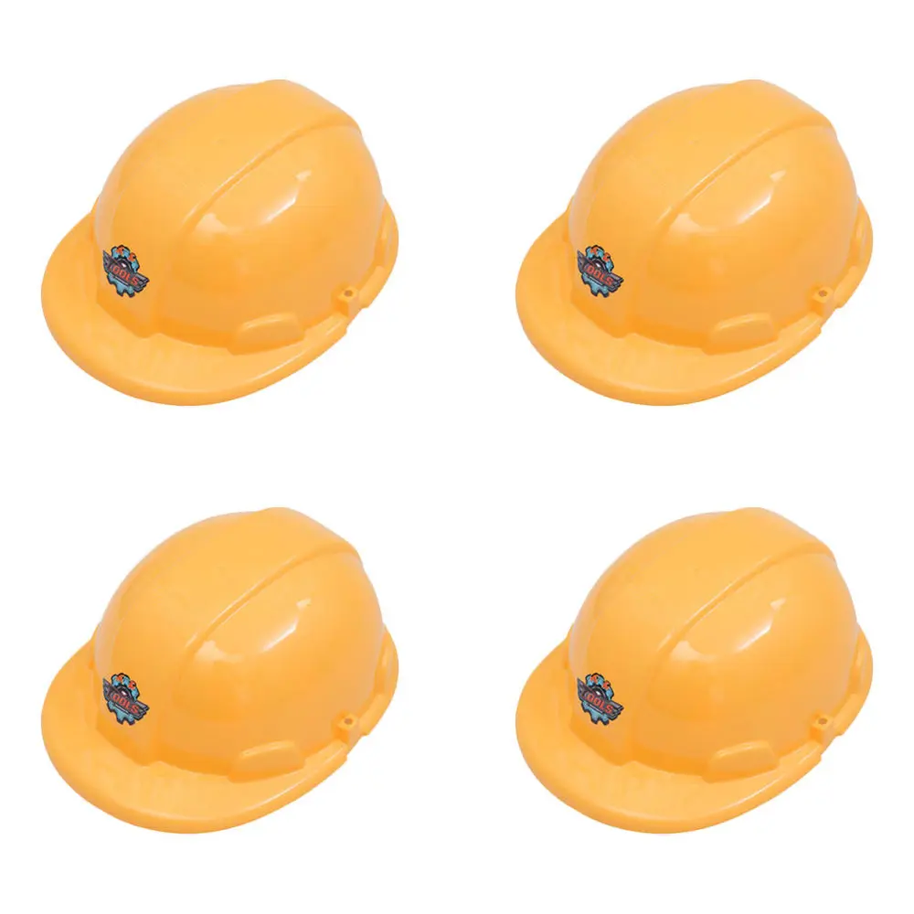 4pcs Pretend Role Play Durable Engineering Cap Safety Hat Yellow Simulation Helmet Toy Construction Gadgets Gift For Kids
4pcs Pretend Role Play Durable Engineering Cap Safety Hat Yellow Simulation Helmet Toy Construction Gadgets Gift For Kids