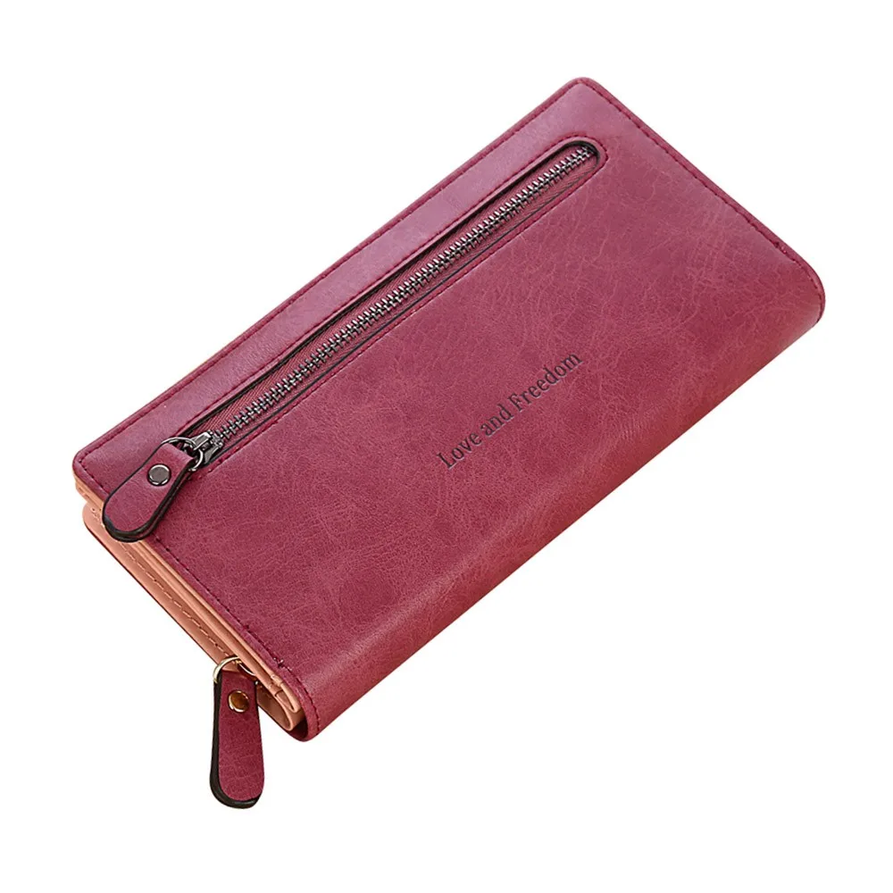 Ladies Wallet Love And Free Long Buckle Zip Long Wallet Handbag Small Coin Purse 2021 Leather Wallet Credit Card Clip Holder Bag
Ladies Wallet Love And Free Long Buckle Zip Long Wallet Handbag Small Coin Purse 2021 Leather Wallet Credit Card Clip Holder Bag