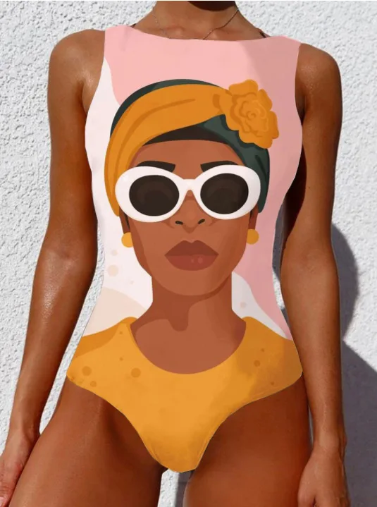 2021 New Women's Swimsuit Popular Graffiti Printed One-piece Swimsuit Beachwear
2021 New Women's Swimsuit Popular Graffiti Printed One-piece Swimsuit Beachwear