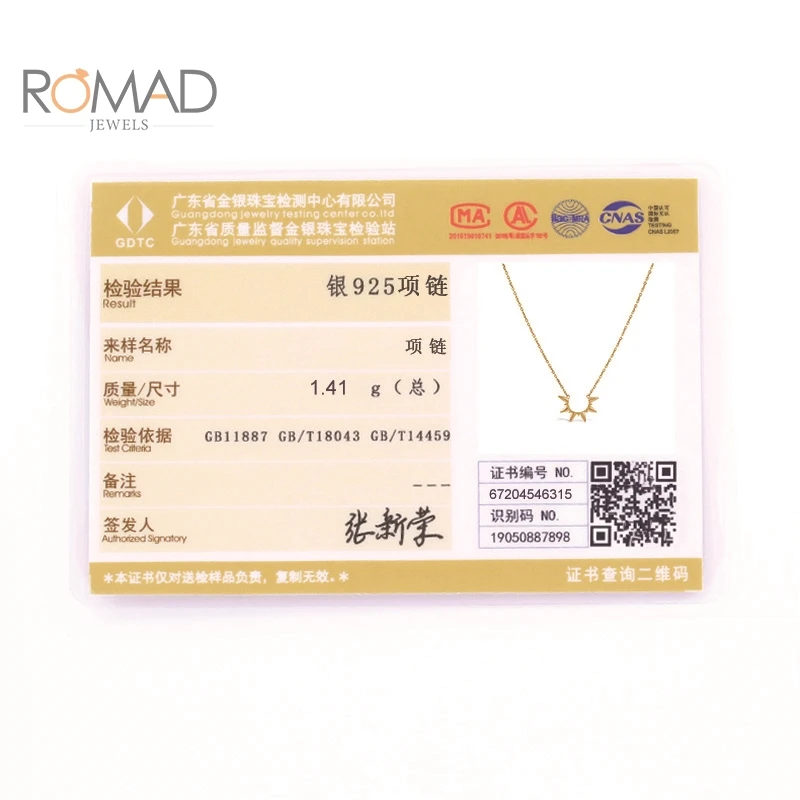 ROMAD Necklace For Women Silver 925 Original Personalized Rivet Necklace 2020 Fine Jewelry Wholesale Bijoux Femme
ROMAD Necklace For Women Silver 925 Original Personalized Rivet Necklace 2020 Fine Jewelry Wholesale Bijoux Femme