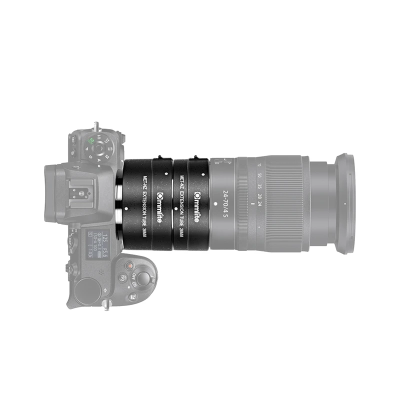 COMMLITE CM-MET-NZ 26mm/36mm Automatic Macro Extension Tube for Nikon Z-Mount Cameras & Lenses
COMMLITE CM-MET-NZ 26mm/36mm Automatic Macro Extension Tube for Nikon Z-Mount Cameras & Lenses