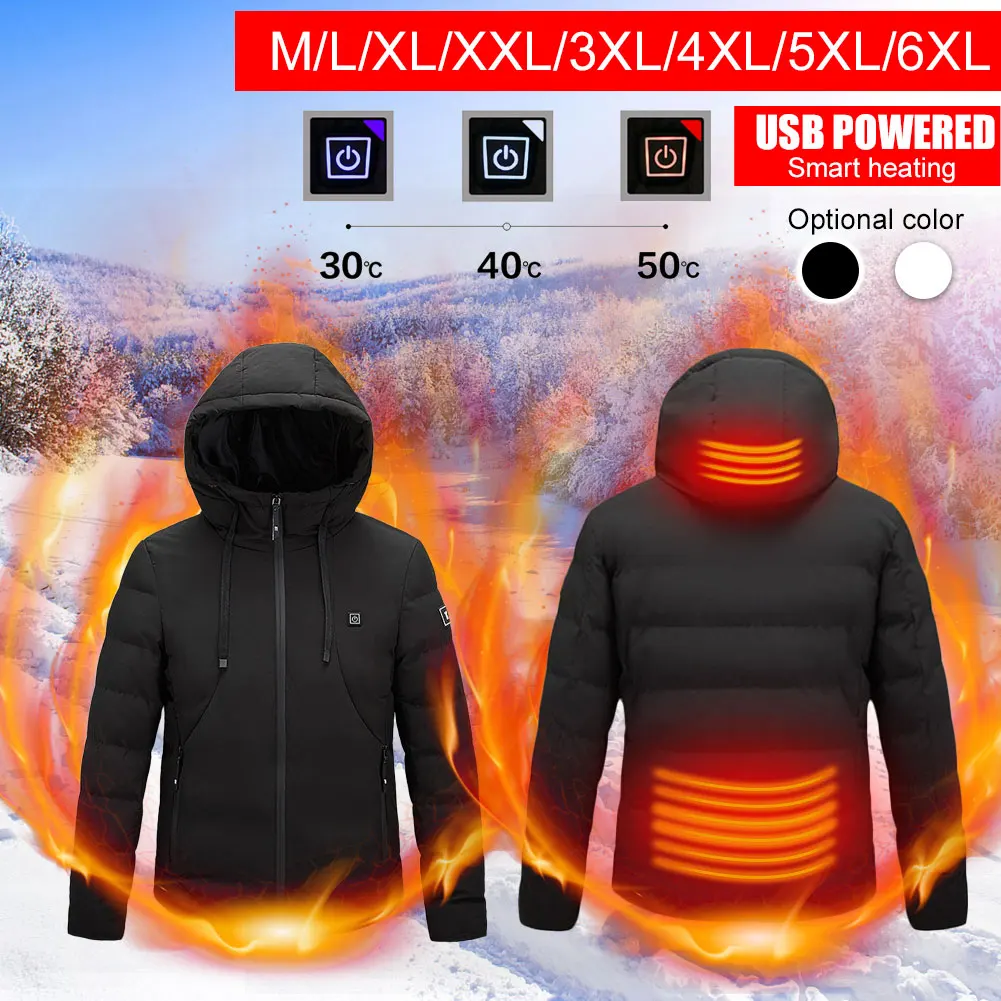 Heating Clothing Jacket Heating Cotton Clothing USB Heating Three-Speed Thermostat Men's Cotton Clothing Smart Temperature
Heating Clothing Jacket Heating Cotton Clothing USB Heating Three-Speed Thermostat Men's Cotton Clothing Smart Temperature