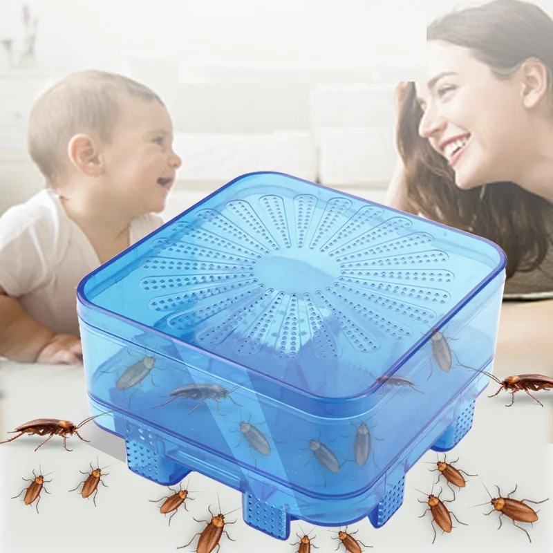 1pcs Cockroach Trap Safe Non-toxic Efficient Anti Cockroach medicine home strong cockroach clear Baits Plastic Reusable catcher
1pcs Cockroach Trap Safe Non-toxic Efficient Anti Cockroach medicine home strong cockroach clear Baits Plastic Reusable catcher