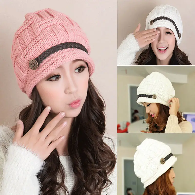 High Quality Women Ladies Warm Knitting Crochet Lazy Loose Beanie Hats Hot Autumn and Winter Beret Hats
High Quality Women Ladies Warm Knitting Crochet Lazy Loose Beanie Hats Hot Autumn and Winter Beret Hats