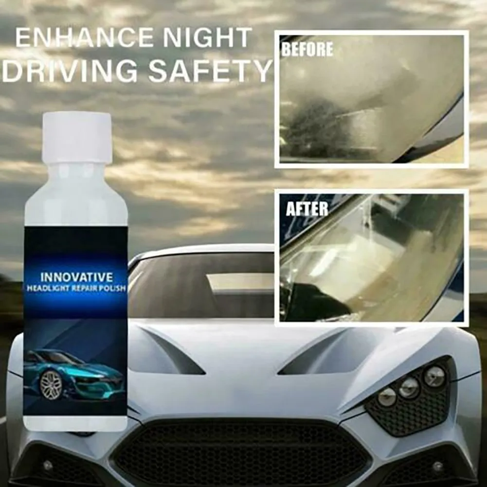 Car Headlight Repair Polish 20ml Automotive Headlight Repair Fluid With Sponge Car Accessories
Car Headlight Repair Polish 20ml Automotive Headlight Repair Fluid With Sponge Car Accessories