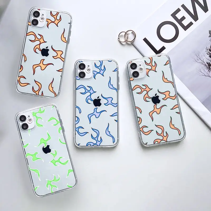 Blue Flame Fire Phone Case Transparent for iPhone 12 11 mini pro XS MAX 6 6S 8 7 Plus X 5S SE 2020 XR
Blue Flame Fire Phone Case Transparent for iPhone 12 11 mini pro XS MAX 6 6S 8 7 Plus X 5S SE 2020 XR