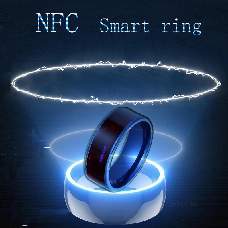 2021 высокотехнологичные Модные мужские и женские портативный NFC smart ring (умное