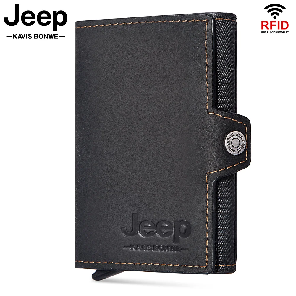 RFID Blocking Men's Credit Card Holder Genuine Leather Aluminum Creditcard Wallet Slim Money Bag Minimalist Wallets Purse
RFID Blocking Men's Credit Card Holder Genuine Leather Aluminum Creditcard Wallet Slim Money Bag Minimalist Wallets Purse