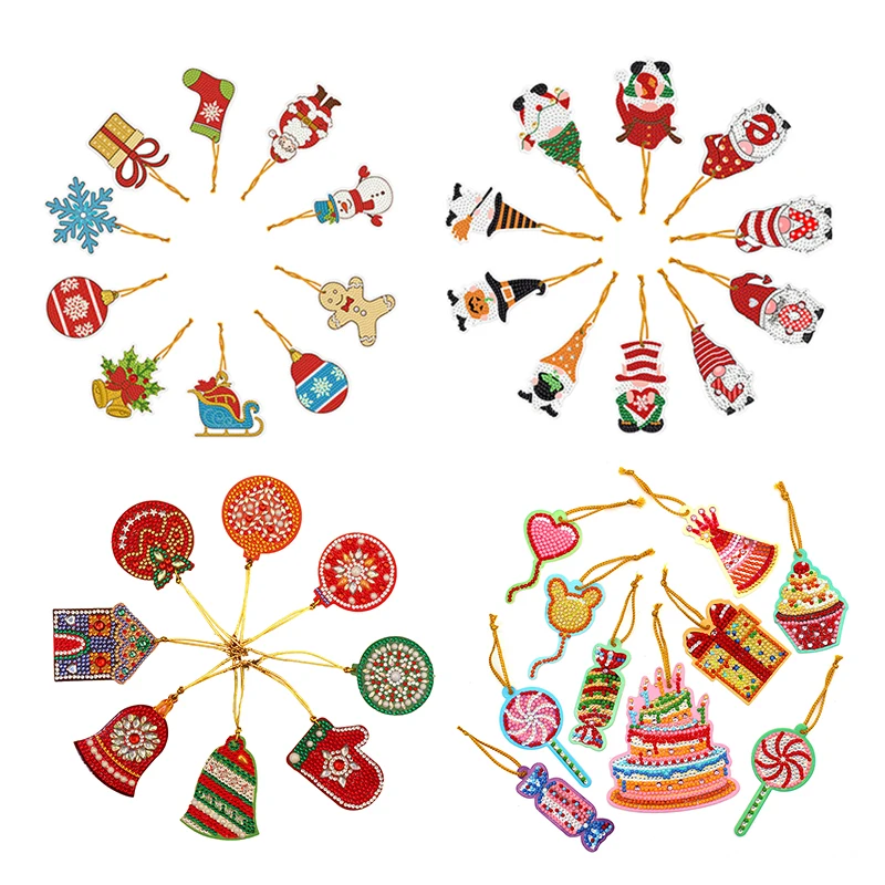 10 шт. «сделай сам», полная Алмазная картина, специальная форма, подвеска на рождественскую елку, подвесное украшение, Рождественское украше...
10 шт. «сделай сам», полная Алмазная картина, специальная форма, подвеска на рождественскую елку, подвесное украшение, Рождественское украше...