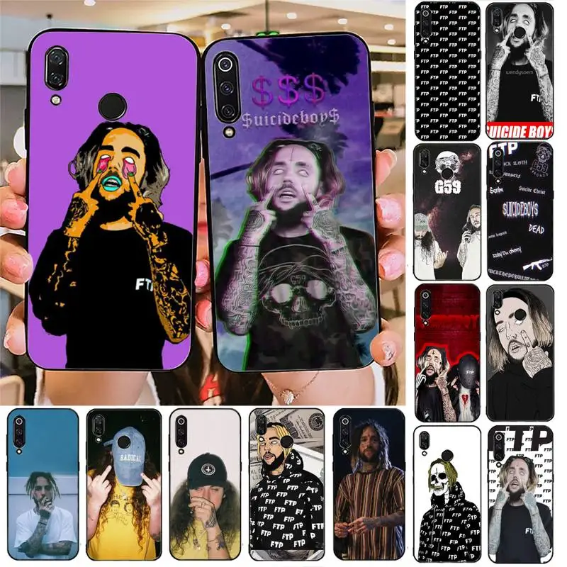 YNDFCNB ftp $ uicideboy Роскошный чехол для телефона Redmi note 8Pro 8T 6Pro 6A 9 8 7 7A 5 5A Чехол|Бамперы| |