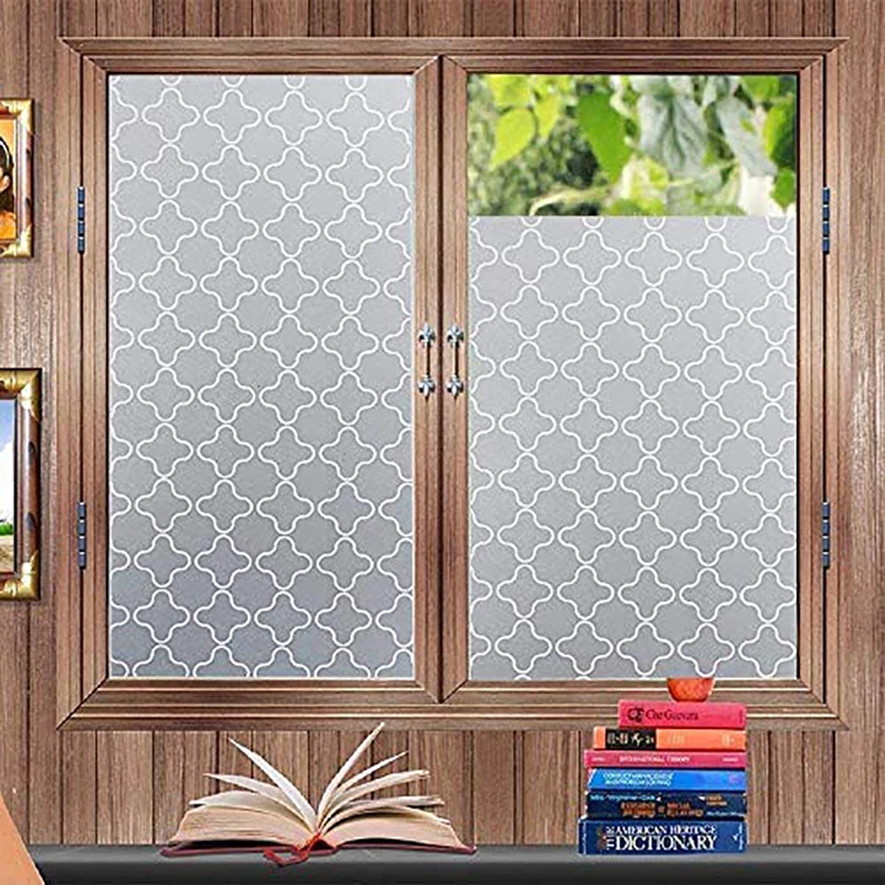 LUCKYYJ Window Privacy Film Decorative Static Cling Frosted Glass Film, Vinyl Self-adhesive Privacy Anti UV Glass Window Sticker
LUCKYYJ Window Privacy Film Decorative Static Cling Frosted Glass Film, Vinyl Self-adhesive Privacy Anti UV Glass Window Sticker