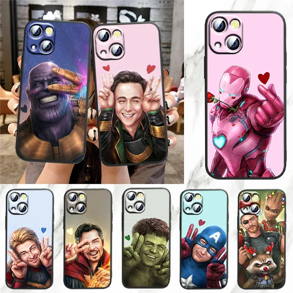 Cute Avengers Superhero For Apple iPhone 7 8 X XR XS 11 12 13 Pro Max Mini Plus Black luxury Silicone Soft Phone Case
Cute Avengers Superhero For Apple iPhone 7 8 X XR XS 11 12 13 Pro Max Mini Plus Black luxury Silicone Soft Phone Case