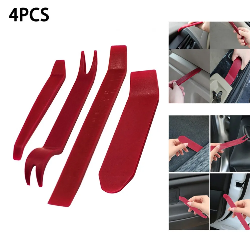 4PCS Red Plastic Car Trim Removal Hand Tool Install & Removal Pry Repair Scraper Hand Tool Kit Door Pry Clip Dashboard Panel
4PCS Red Plastic Car Trim Removal Hand Tool Install & Removal Pry Repair Scraper Hand Tool Kit Door Pry Clip Dashboard Panel