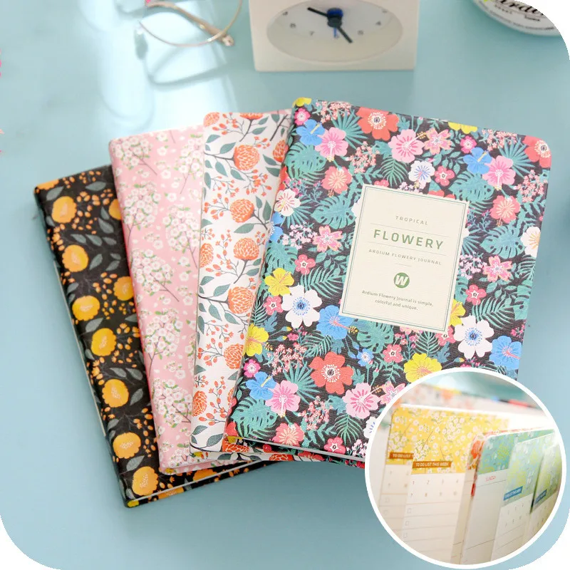 Cute flower pattern new weekly planner notebook,Candy kawaii south Korean personal diary planner fitted notepad stationery A6
Cute flower pattern new weekly planner notebook,Candy kawaii south Korean personal diary planner fitted notepad stationery A6