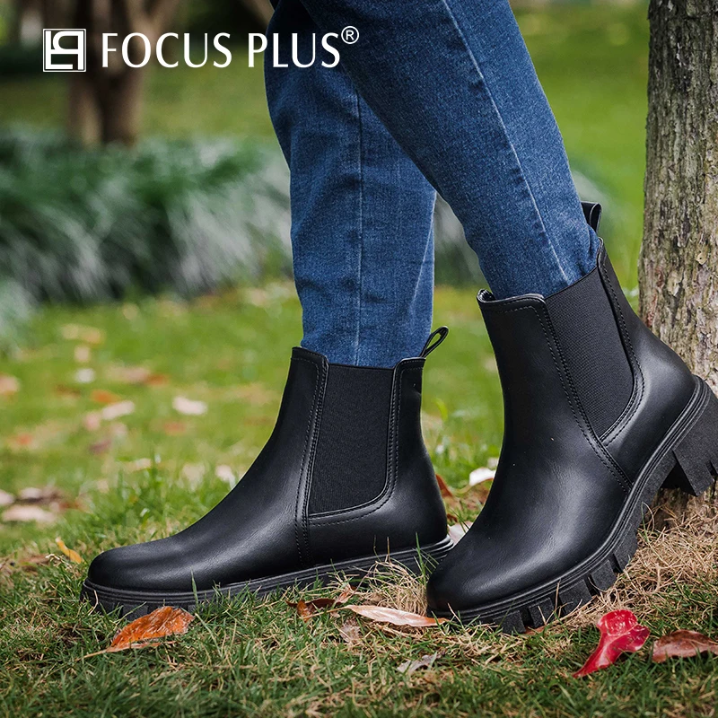 Focusplus Solid Color Mid-heel Leather Plush Women's Martin Boots For Winter European Style Fashion Comfortable Shoes XHDS168-7
Focusplus Solid Color Mid-heel Leather Plush Women's Martin Boots For Winter European Style Fashion Comfortable Shoes XHDS168-7