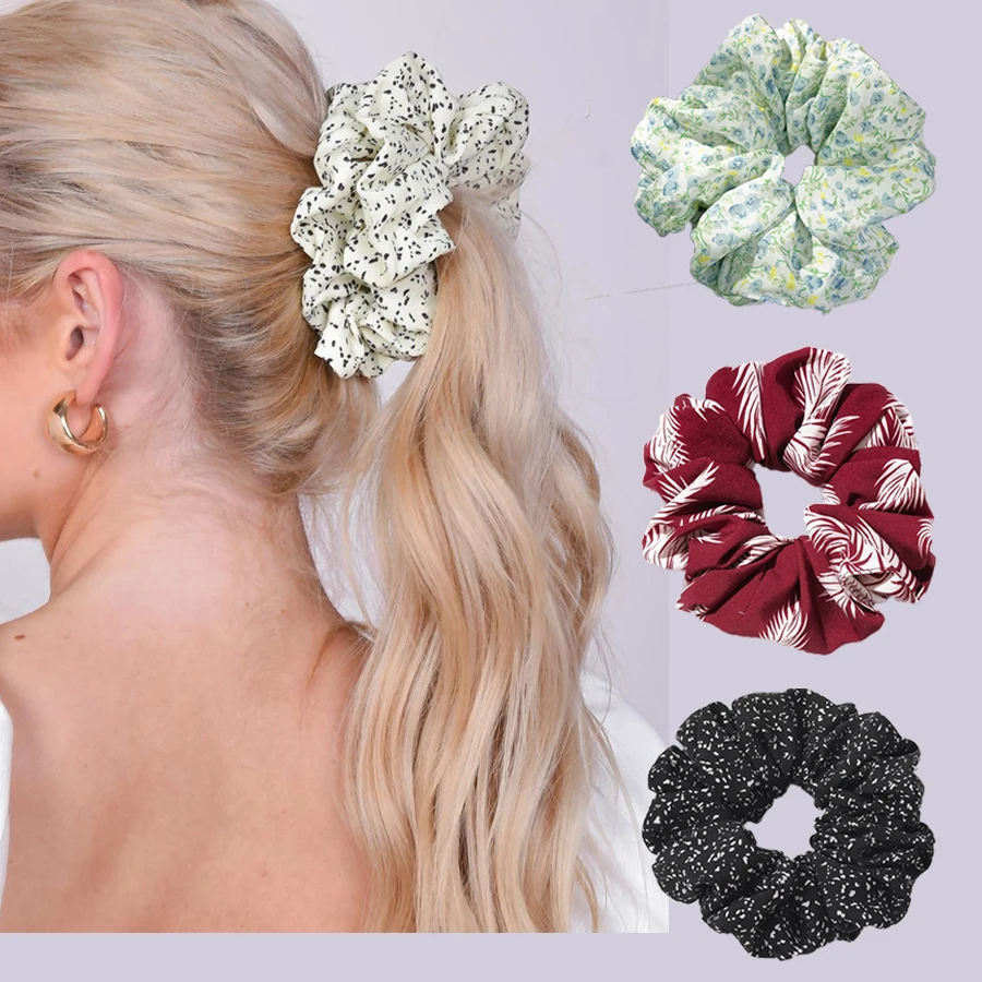 Ins Oversize Hair Scrunchies Women Floral Hair Ring Print Hair Rubber Fabric Elastic Hair Ties Ponytail Holder Hair Accessories
Ins Oversize Hair Scrunchies Women Floral Hair Ring Print Hair Rubber Fabric Elastic Hair Ties Ponytail Holder Hair Accessories