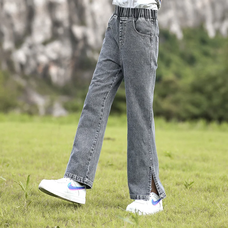 Girls High Waist Jeans Leisure Wide Leg Pants Fashion Straight Denim Pants Fall 2021 Spring New Clothes Girls 6 8 10 12 14 Years
Girls High Waist Jeans Leisure Wide Leg Pants Fashion Straight Denim Pants Fall 2021 Spring New Clothes Girls 6 8 10 12 14 Years
