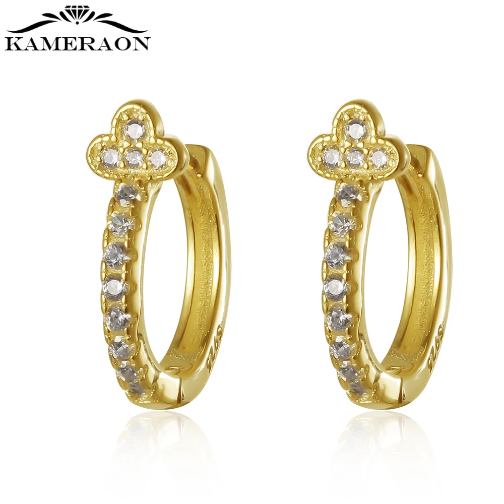 Real Silver 925 Gold Plated with AAA CZ Jewelry Small Hoop Earrings Tiny Ear for Women 2021 Wedding Engagement Statement Jewelry
Real Silver 925 Gold Plated with AAA CZ Jewelry Small Hoop Earrings Tiny Ear for Women 2021 Wedding Engagement Statement Jewelry