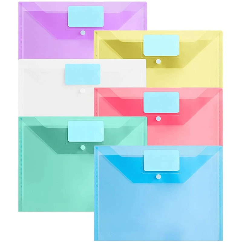 24-Piece Plastic Envelope File Folder with Pocket Document Folder A4 Size File Envelope for Home School Office Files
24-Piece Plastic Envelope File Folder with Pocket Document Folder A4 Size File Envelope for Home School Office Files