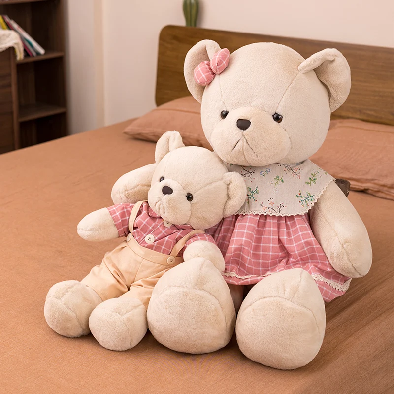 1pc 35-75cm cute couple fresh bear plush doll kawaii soft fur stuffed animal bear kid playmate gift 
1pc 35-75cm cute couple fresh bear plush doll kawaii soft fur stuffed animal bear kid playmate gift