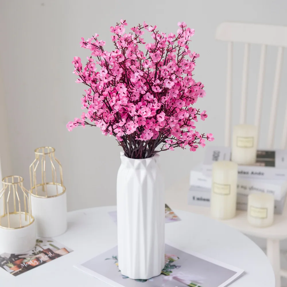Q Gypsophila Artificial Flowers White Branch High Quality Babies Breath Fake Flowers Long Bouquet Home Wedding Decoration Autumn
Q Gypsophila Artificial Flowers White Branch High Quality Babies Breath Fake Flowers Long Bouquet Home Wedding Decoration Autumn