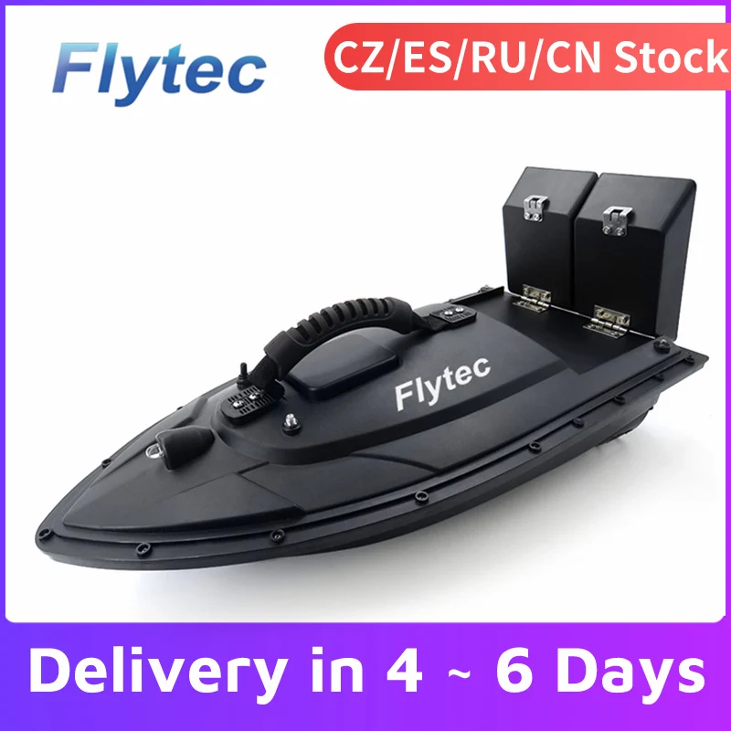 

2011-5 Fish Finder Boat 1.5kg 500m Remote Control Bait Ship Speedboat RC Toys 5.4km/h