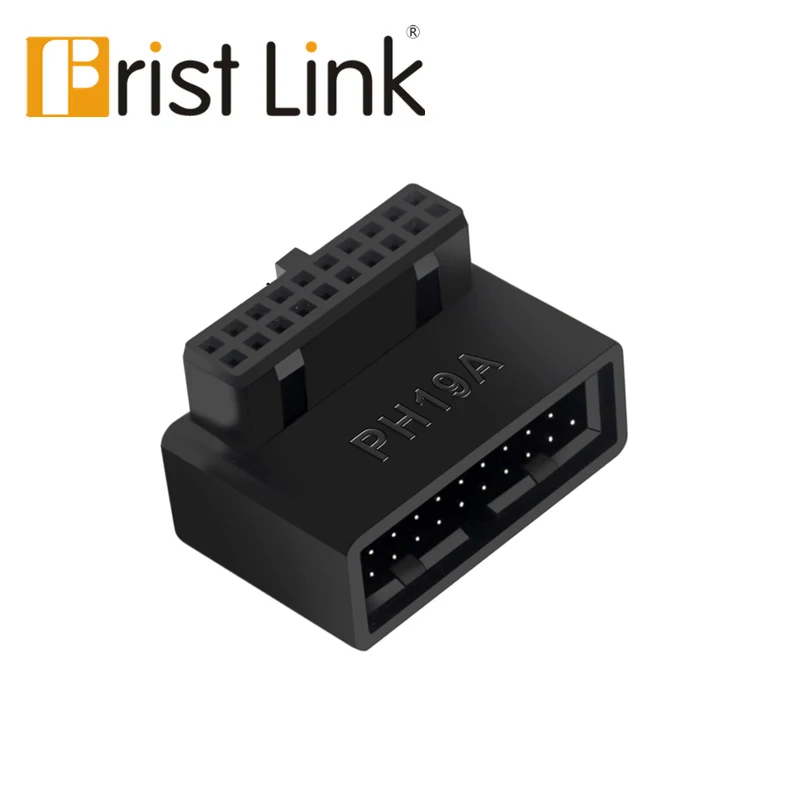 USB 3.0 20pin Male to Female Extension Adapter Angled 90 Degree for Motherboard Mainboard Connector Socket
USB 3.0 20pin Male to Female Extension Adapter Angled 90 Degree for Motherboard Mainboard Connector Socket