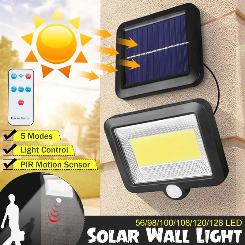 COB LED Solar Wall Light PIR Motion Sensor Floodlight Waterproof Outdoor Garden Lamp for Garden Decor Pathway Street Solar Lamp
COB LED Solar Wall Light PIR Motion Sensor Floodlight Waterproof Outdoor Garden Lamp for Garden Decor Pathway Street Solar Lamp