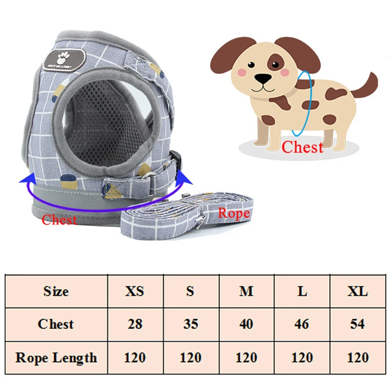 New Soft Mesh Dog Cat Harness Set Breathable Puppy Vest For Small pet Medium Dogs Yorkie Teddy Reflective Walking Lead Leash set
New Soft Mesh Dog Cat Harness Set Breathable Puppy Vest For Small pet Medium Dogs Yorkie Teddy Reflective Walking Lead Leash set