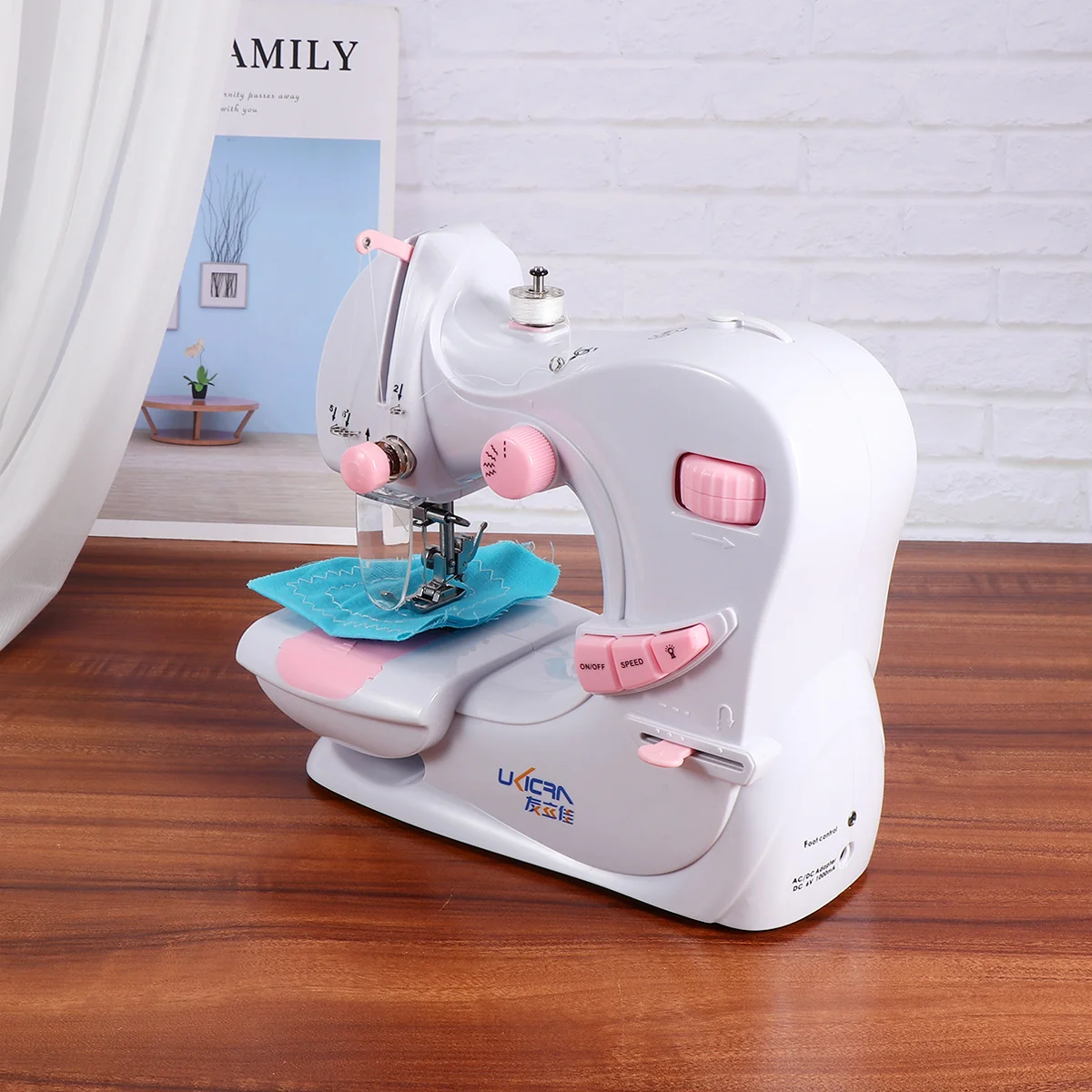 Multifunction Household Electric Sewing Machine Crafting Auto Winding Mending Machine with Light With US Plug
Multifunction Household Electric Sewing Machine Crafting Auto Winding Mending Machine with Light With US Plug