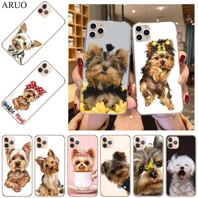 Phone Case For iPhone 13 11 12 Pro Max XS Max XR X Yorkshire Terrier Dog Puppy Soft Silicone For iPhone 6s 7 8 Plus SE2020 Cover
Phone Case For iPhone 13 11 12 Pro Max XS Max XR X Yorkshire Terrier Dog Puppy Soft Silicone For iPhone 6s 7 8 Plus SE2020 Cover