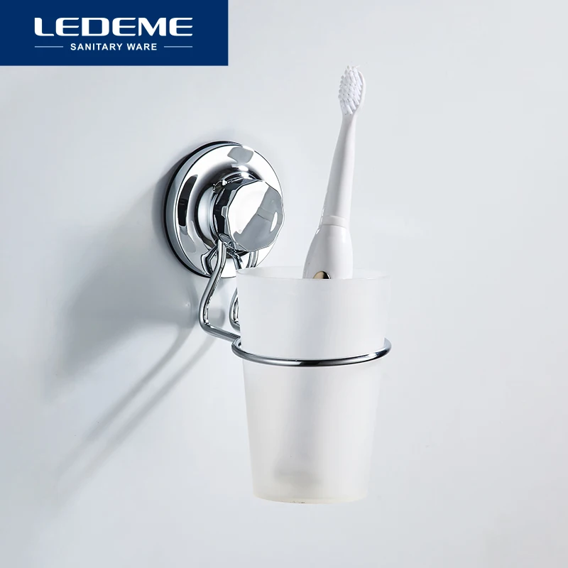LEDEME Single Cup Holder Wall Mounted Toothbrush Tumbler Holder Cup Stand Bathroom Accessory L3706
LEDEME Single Cup Holder Wall Mounted Toothbrush Tumbler Holder Cup Stand Bathroom Accessory L3706