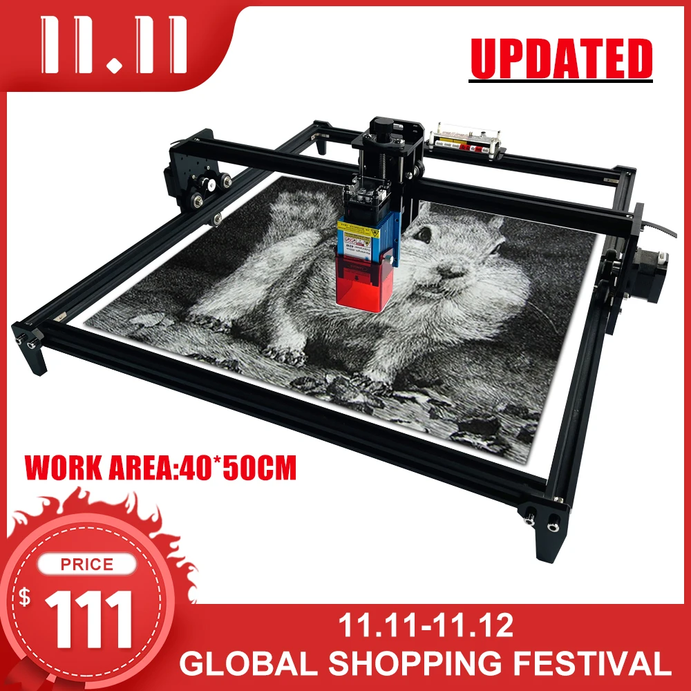 Настольный лазерный гравер и резак 40 Вт, лазерная фотография, лазерный принтер, рабочая зона 40*50 см для резака
Настольный лазерный гравер и резак 40 Вт, лазерная фотография, лазерный принтер, рабочая зона 40*50 см для резака