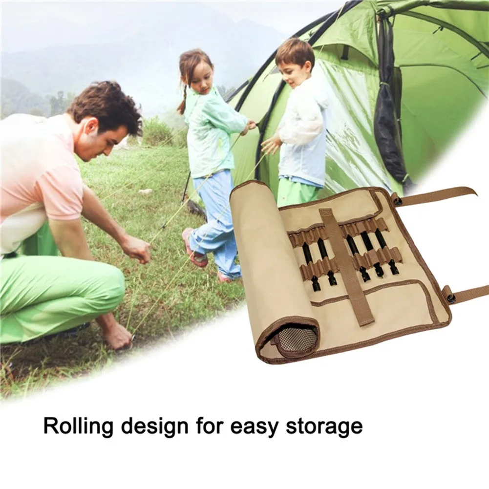 Outdoor Camping Tent Pegs Storage Bag Tent Oxford Cloth Camping Tent Peg Accessories Hammer Wind Rope Pounch Tools Bags
Outdoor Camping Tent Pegs Storage Bag Tent Oxford Cloth Camping Tent Peg Accessories Hammer Wind Rope Pounch Tools Bags