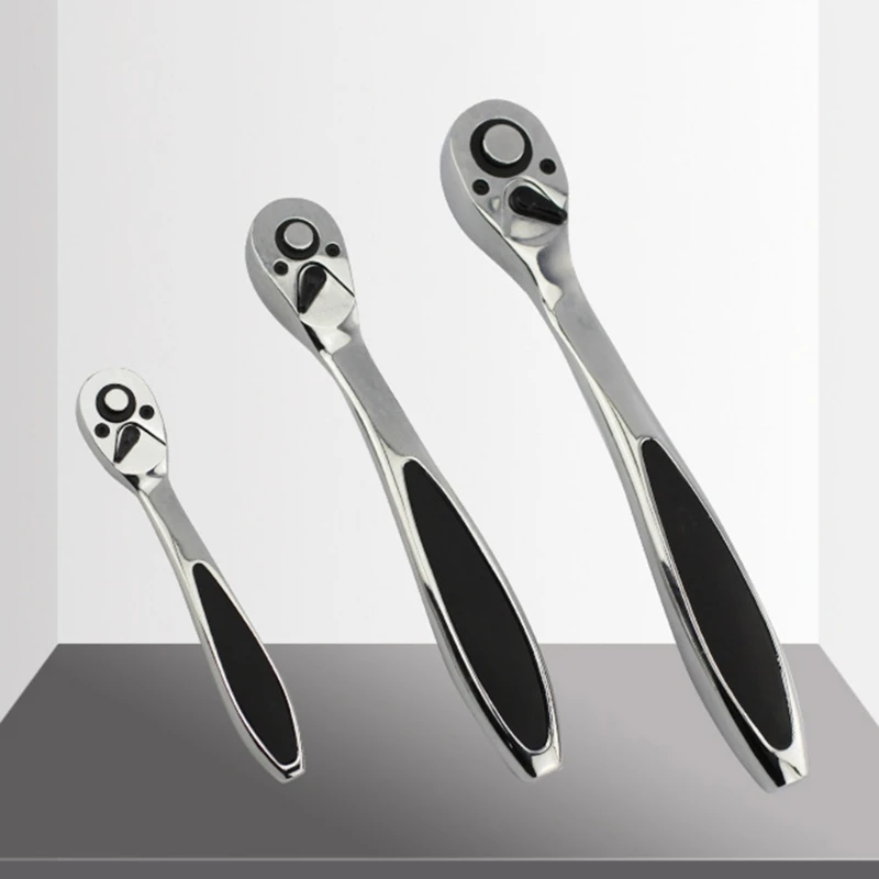 Chrome Steel High Torque Ratchet Wrench for Socket 72 Teeth Quick Release Wide Used Professional Hand Tools HX6C
Chrome Steel High Torque Ratchet Wrench for Socket 72 Teeth Quick Release Wide Used Professional Hand Tools HX6C