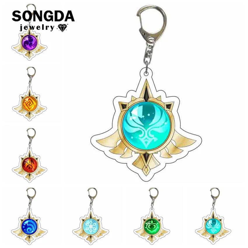 Anime Keychain Game Genshin Impact Element Vision God's Eye Mondstadt Liyue Harbor Acrylic Key Chain Bag Car Pendant Girls Gifts
Anime Keychain Game Genshin Impact Element Vision God's Eye Mondstadt Liyue Harbor Acrylic Key Chain Bag Car Pendant Girls Gifts