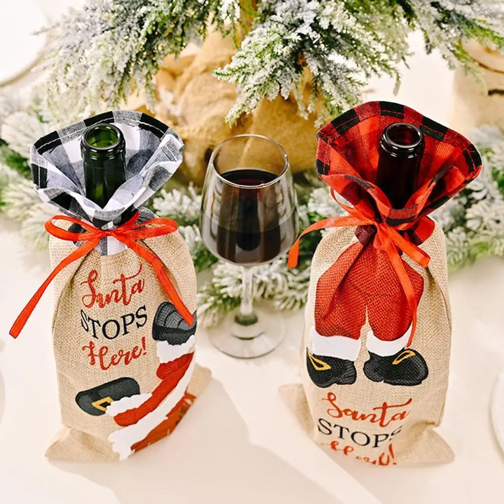 Christmas Decoration Santa Claus Bottle Bag Christmas Decoration Wine Decoration Bottle Champagne Bottle Set Bag J7R3
Christmas Decoration Santa Claus Bottle Bag Christmas Decoration Wine Decoration Bottle Champagne Bottle Set Bag J7R3