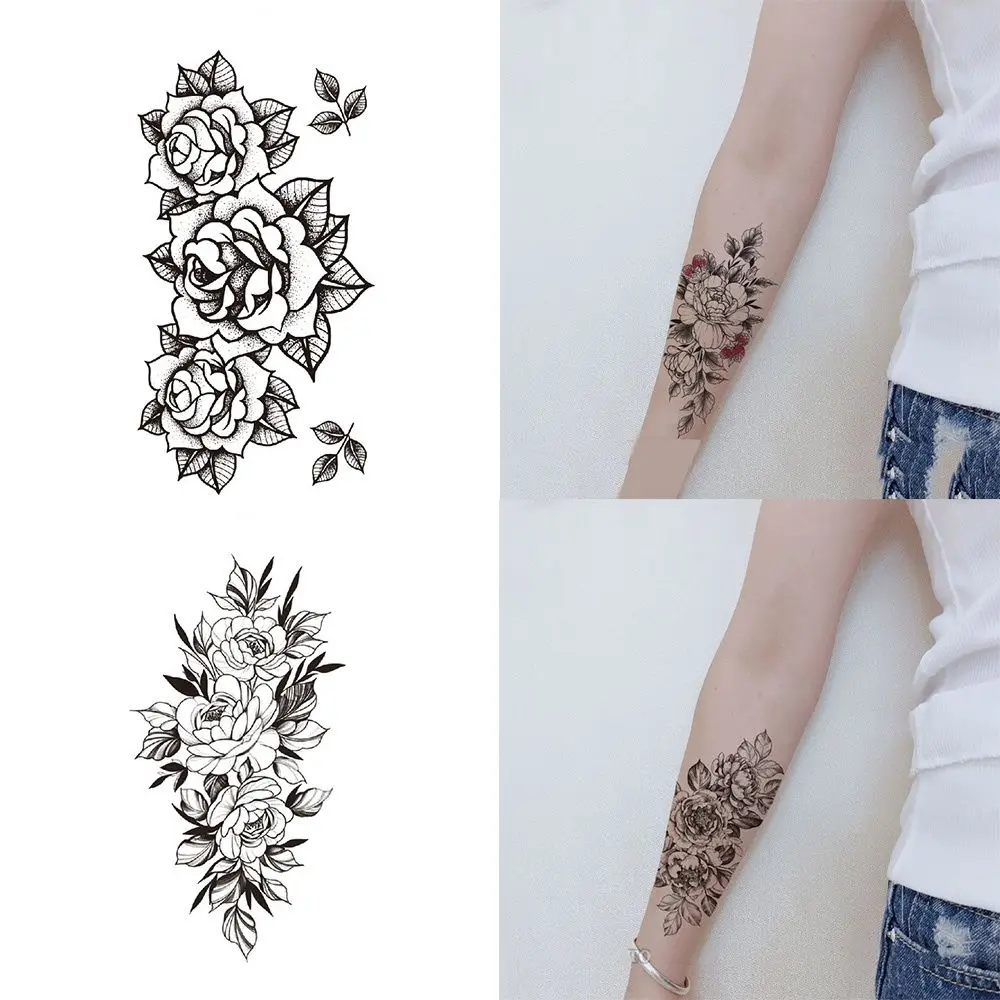 Arm Chest Sleeve Plain flower Women/Men Waterproof Fake Tattoo Flower Tattoo Stickers Temporary Tattoo Body Art
Arm Chest Sleeve Plain flower Women/Men Waterproof Fake Tattoo Flower Tattoo Stickers Temporary Tattoo Body Art