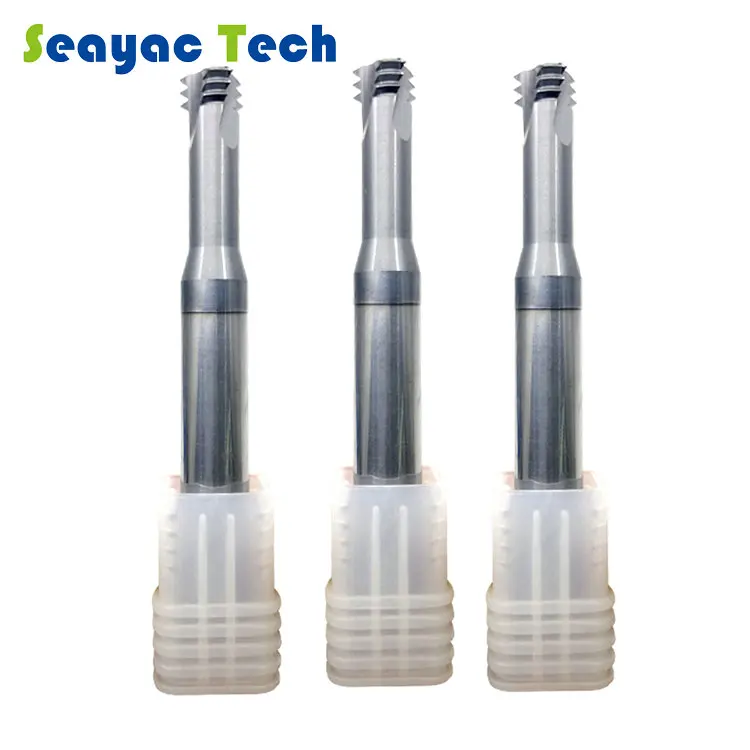 CNC high performance cnc machinery manufactuer three teeth thread milling cutter for metal cutting
CNC high performance cnc machinery manufactuer three teeth thread milling cutter for metal cutting