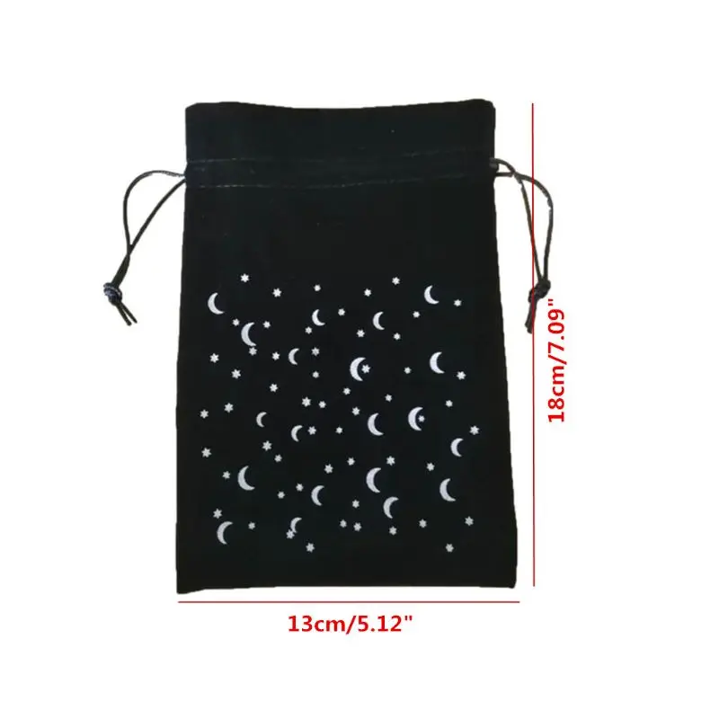 Y1UC Velvet Tarot Oracle Cards Storage Bag Runes Constellation Witch Divination Accessories Jewelry Dice Bag
Y1UC Velvet Tarot Oracle Cards Storage Bag Runes Constellation Witch Divination Accessories Jewelry Dice Bag