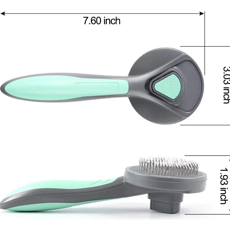 Self-cleaning sliding brush for dogs and cats removes tangled hair Massage particles Pet comb improves circulation
Self-cleaning sliding brush for dogs and cats removes tangled hair Massage particles Pet comb improves circulation