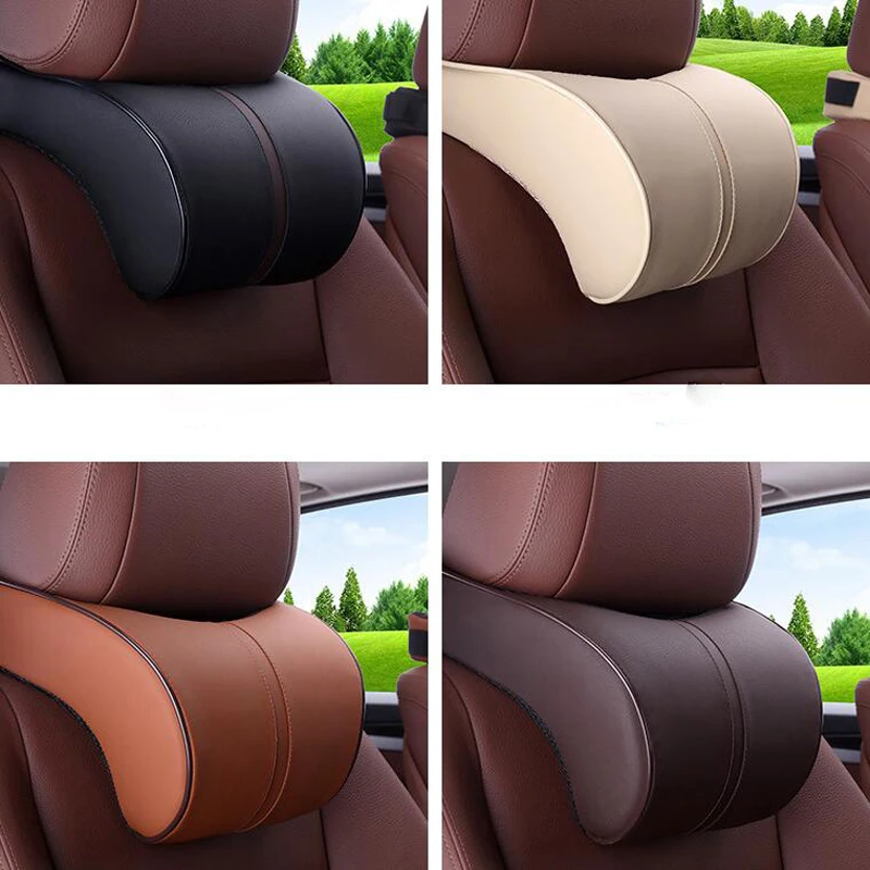 PU Leather Car Auto Seat Neck Pillow Memory Foam Head Neck Rest Headrest Cushion Car Neck Pillow Auto Car Accessories Interior
PU Leather Car Auto Seat Neck Pillow Memory Foam Head Neck Rest Headrest Cushion Car Neck Pillow Auto Car Accessories Interior