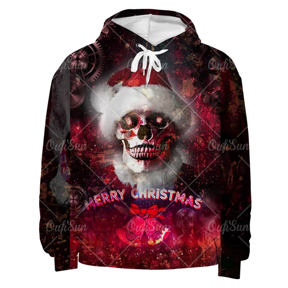 Black Horror Santa Claus Creative Pattern Print Men's Sweatshirts Spring And Autumn Streetwear Round Neck Loose Oversized Hoodie
Black Horror Santa Claus Creative Pattern Print Men's Sweatshirts Spring And Autumn Streetwear Round Neck Loose Oversized Hoodie