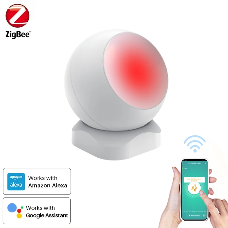 Умный пассивный инфракрасный датчик движения ZigBee, охранная сигнализация с датчиком движения, Amazon Alexa Google Home
Умный пассивный инфракрасный датчик движения ZigBee, охранная сигнализация с датчиком движения, Amazon Alexa Google Home