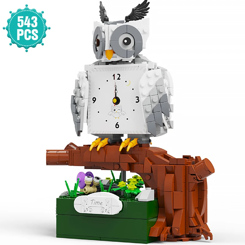 Technical Ideas Music Box Decoration Building Blocks Owl Clock Music Box Bricks Assembly Toys Holiday Gift For Children
Technical Ideas Music Box Decoration Building Blocks Owl Clock Music Box Bricks Assembly Toys Holiday Gift For Children