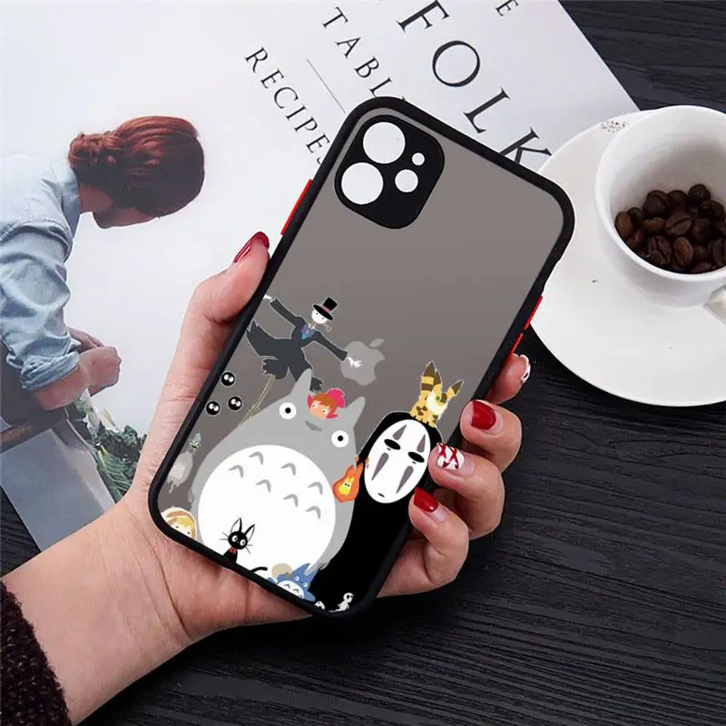 Cartoon Ghibli Miyazaki Totoro Phone Cases matte transparent For iphone 7 8 11 12 plus mini x xs xr pro max cover
Cartoon Ghibli Miyazaki Totoro Phone Cases matte transparent For iphone 7 8 11 12 plus mini x xs xr pro max cover